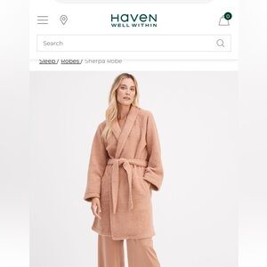 Haven Well Within Sherpa Robe